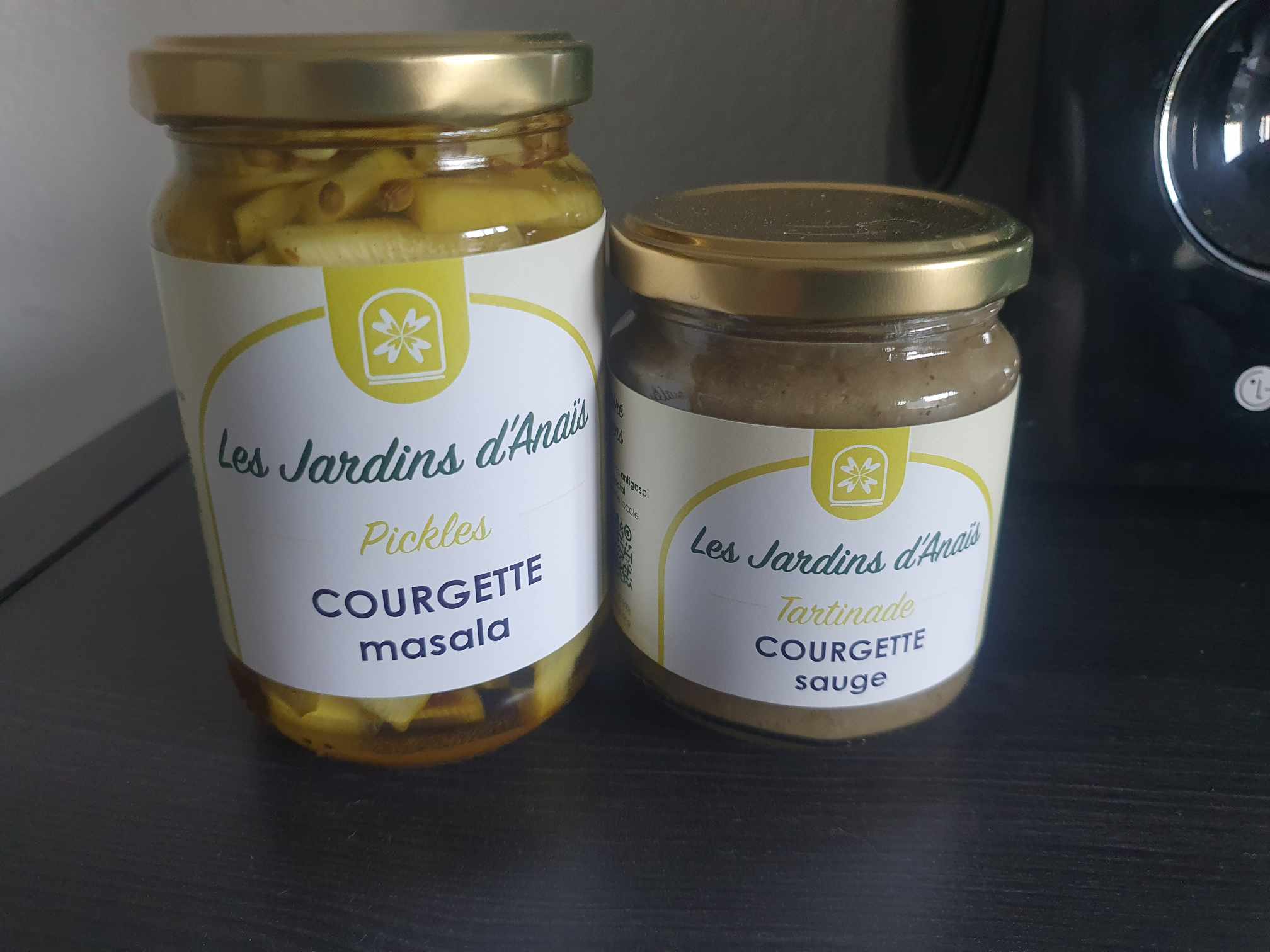 Pickels de courgettes